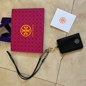 Tory Burch key lanyard.
